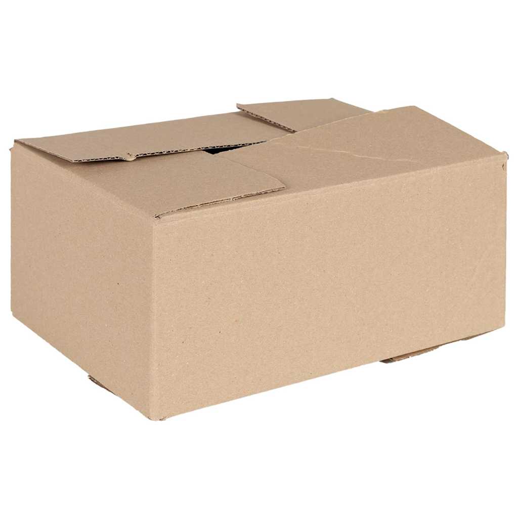 vidaXL Πτυσσόμενο Κουτί 50 pcs Φυσικό 30 x 21,5 x 14 εκ. Χαρτόνι