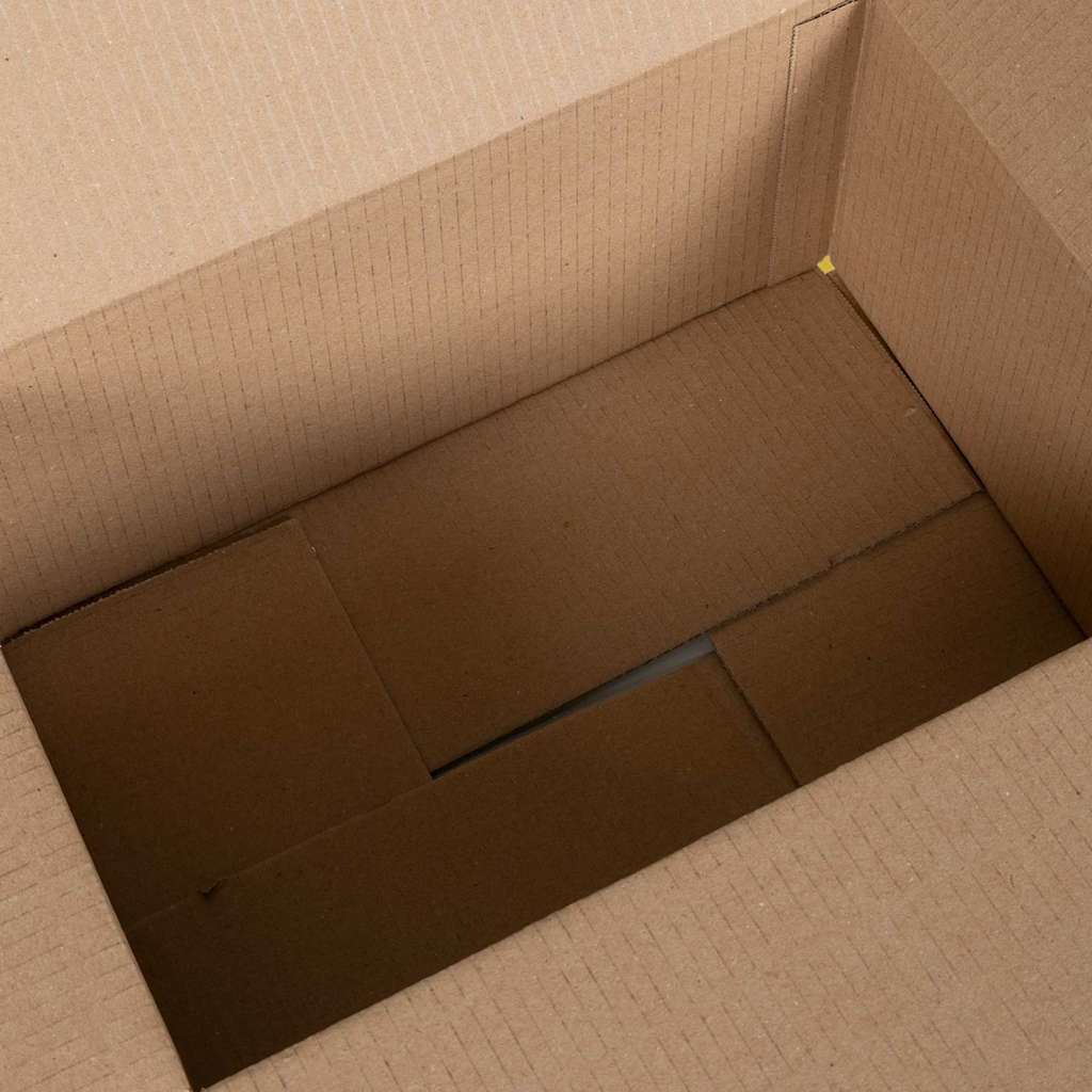 vidaXL Πτυσσόμενο Κουτί 50 pcs Φυσικό 35 x 24 x 15 εκ. Χαρτόνι