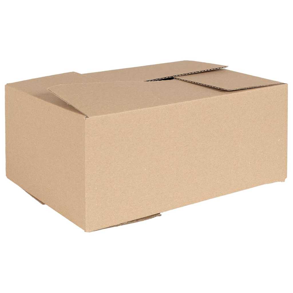 vidaXL Πτυσσόμενο Κουτί 50 pcs Φυσικό 35 x 24 x 15 εκ. Χαρτόνι