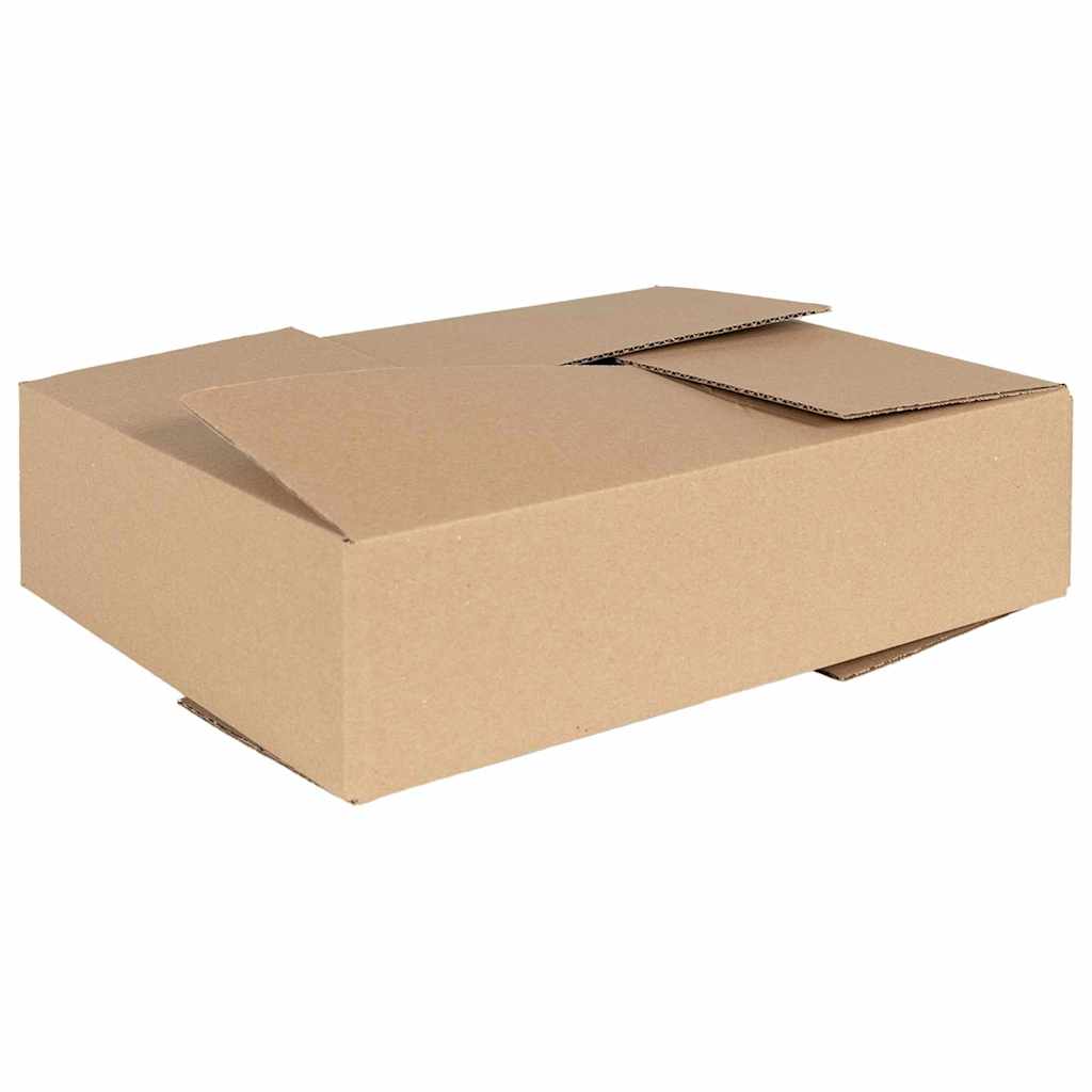 vidaXL Πτυσσόμενο Κουτί 50 pcs Φυσικό 40 x 30 x 10 εκ. Χαρτόνι