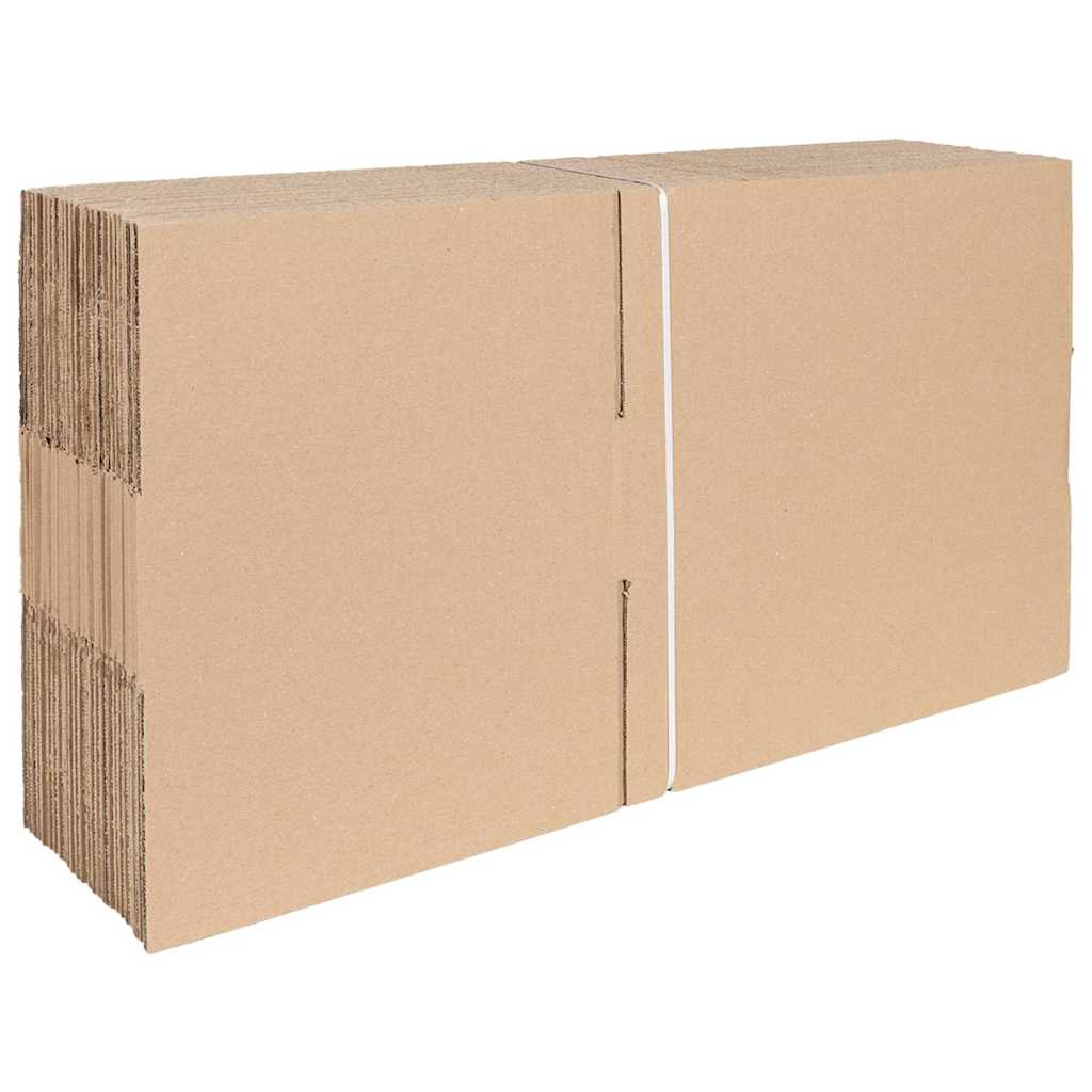 vidaXL Πτυσσόμενο Κουτί 50 pcs Φυσικό 40 x 30 x 10 εκ. Χαρτόνι