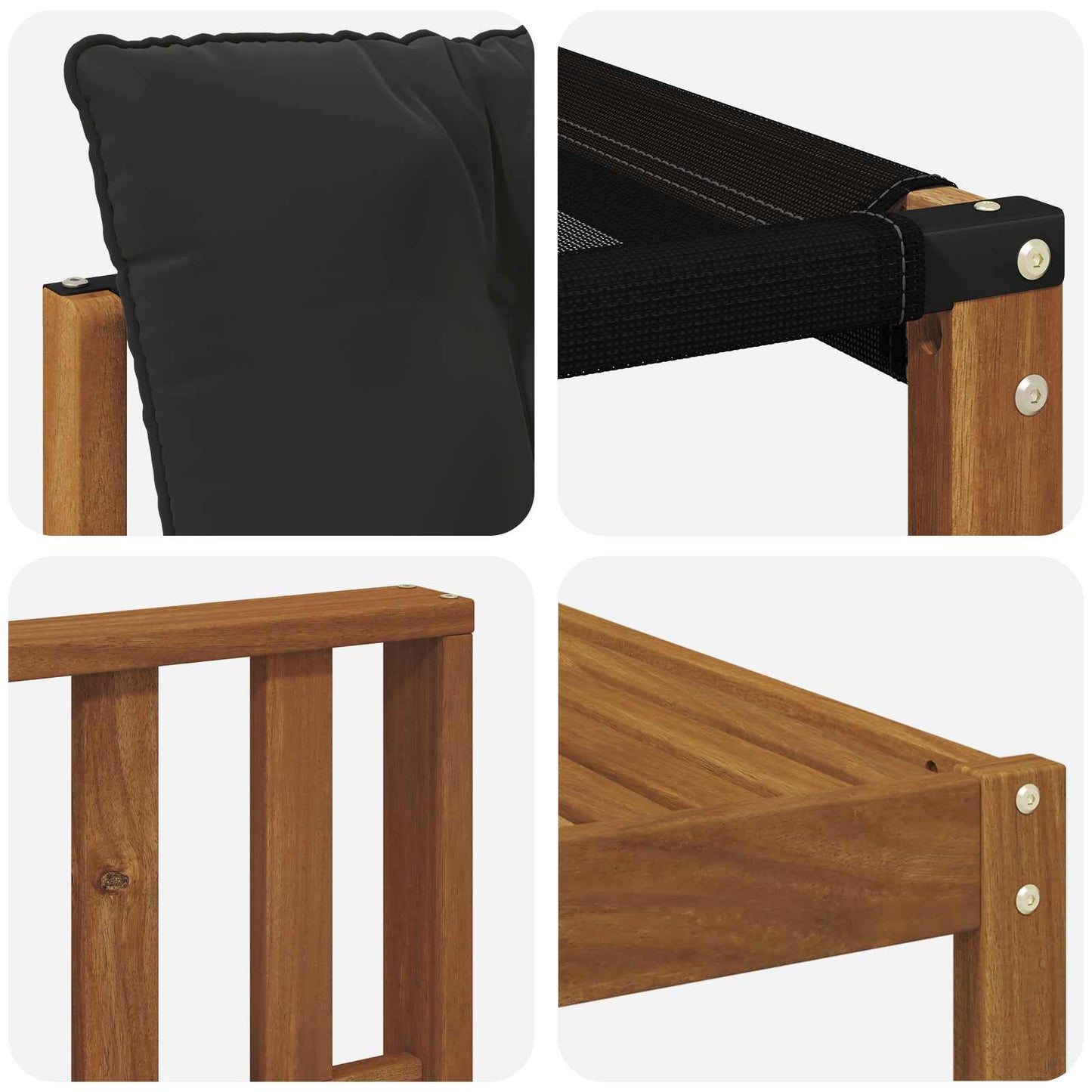 vidaXL Σειρά Καναπέ Εξωτερικού με μαξιλάρι 8 pcs Φυσικό και Μαύρο