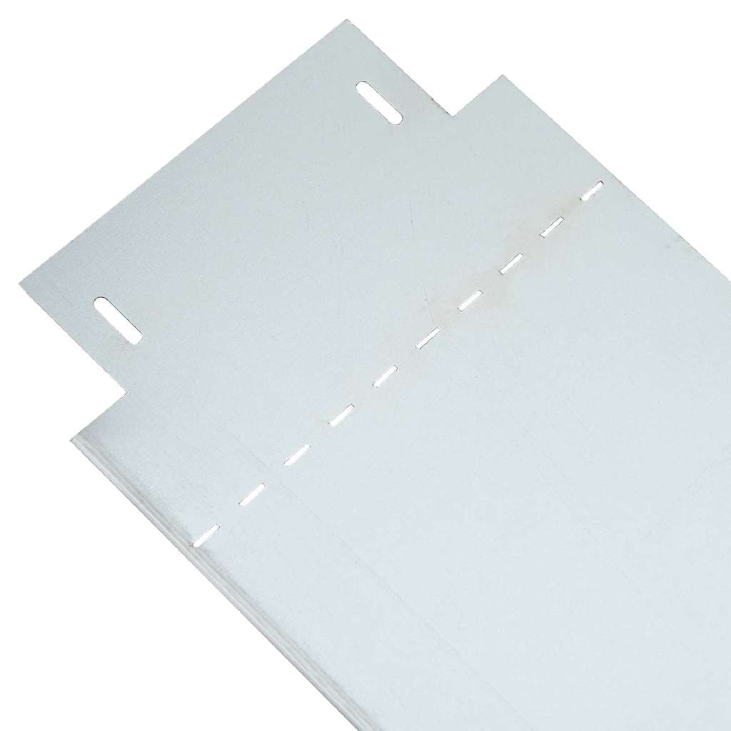 vidaXL Περιγράμματα γκαζόν 30 pcs Ασημί 100 x 25 cm