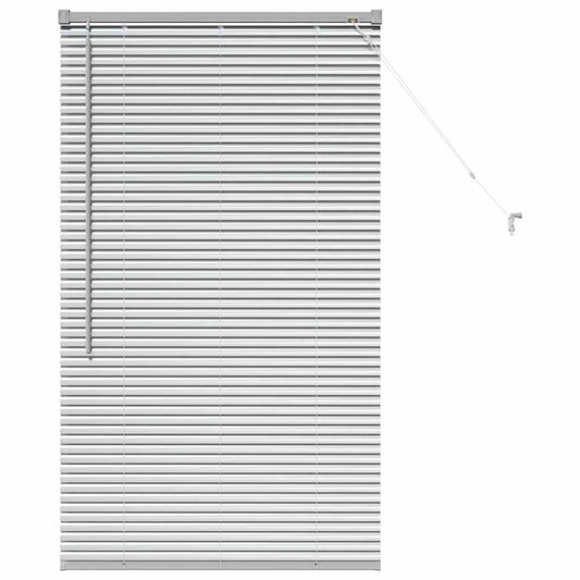 vidaXL Βενετσιάνικες Ρόδες Ασημί 130 x 70 εκ Αλουμίνιο
