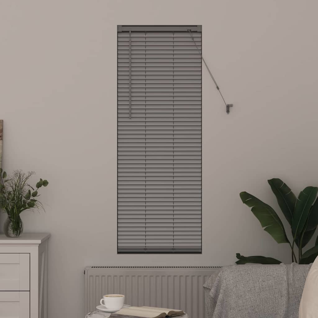 vidaXL Βενετσιάνικες Ρόδες Ασημί 175 x 45 εκ Αλουμίνιο