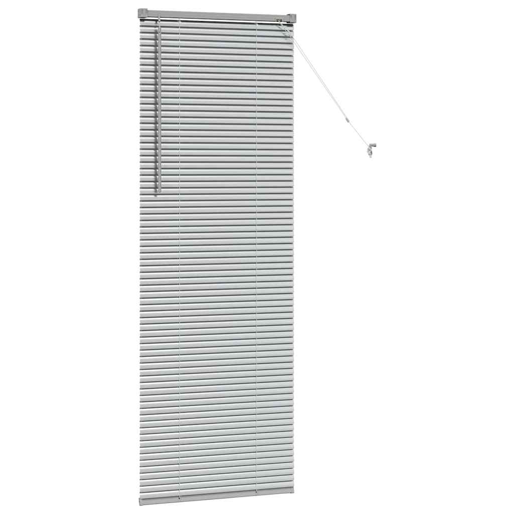 vidaXL Βενετσιάνικες Ρόδες Ασημί 175 x 65 εκ Αλουμίνιο