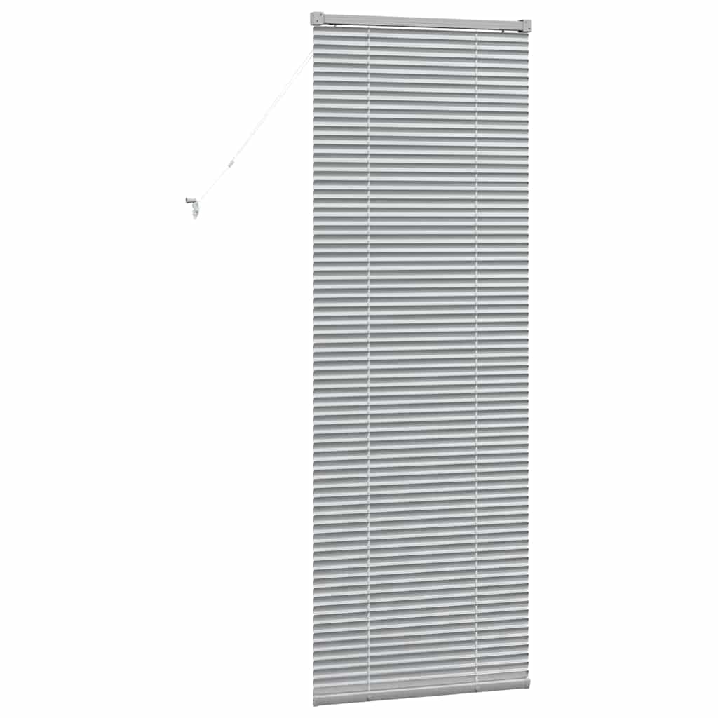 vidaXL Βενετσιάνικες Ρόδες Ασημί 175 x 65 εκ Αλουμίνιο