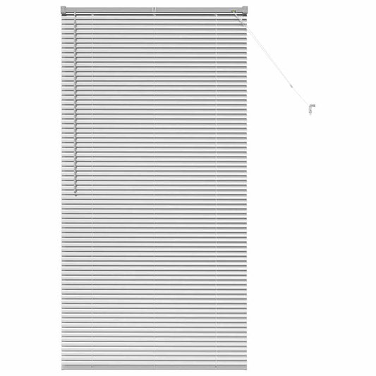 vidaXL Βενετσιάνικες Ρόδες Ασημί 175 x 95 εκ Αλουμίνιο