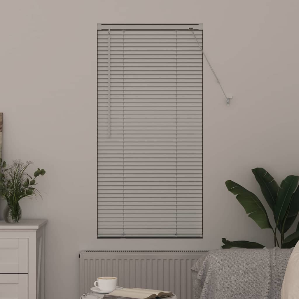 vidaXL Βενετσιάνικες Ρόδες Λευκό 130 x 65 εκ Αλουμίνιο