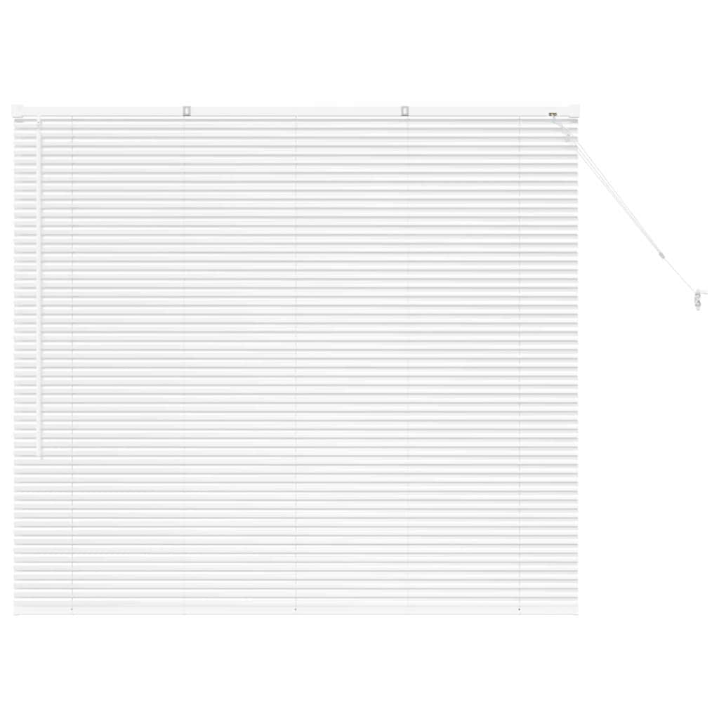 vidaXL Βενετσιάνικες Ρόδες Λευκό 130 x 150 cm Αλουμίνιο