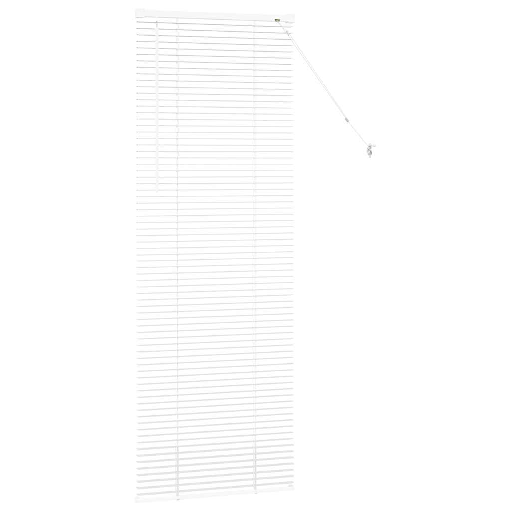 vidaXL Βενετσιάνικες Ρόδες Λευκό 175 x 60 εκ Αλουμίνιο