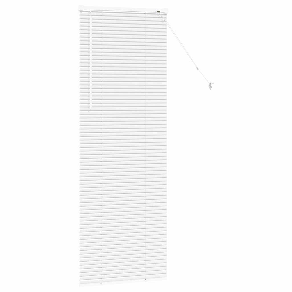 vidaXL Βενετσιάνικες Ρόδες Λευκό 175 x 65 εκ Αλουμίνιο