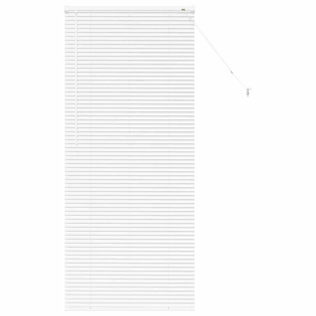 vidaXL Βενετσιάνικες Ρόδες Λευκό 175 x 70 εκ Αλουμίνιο
