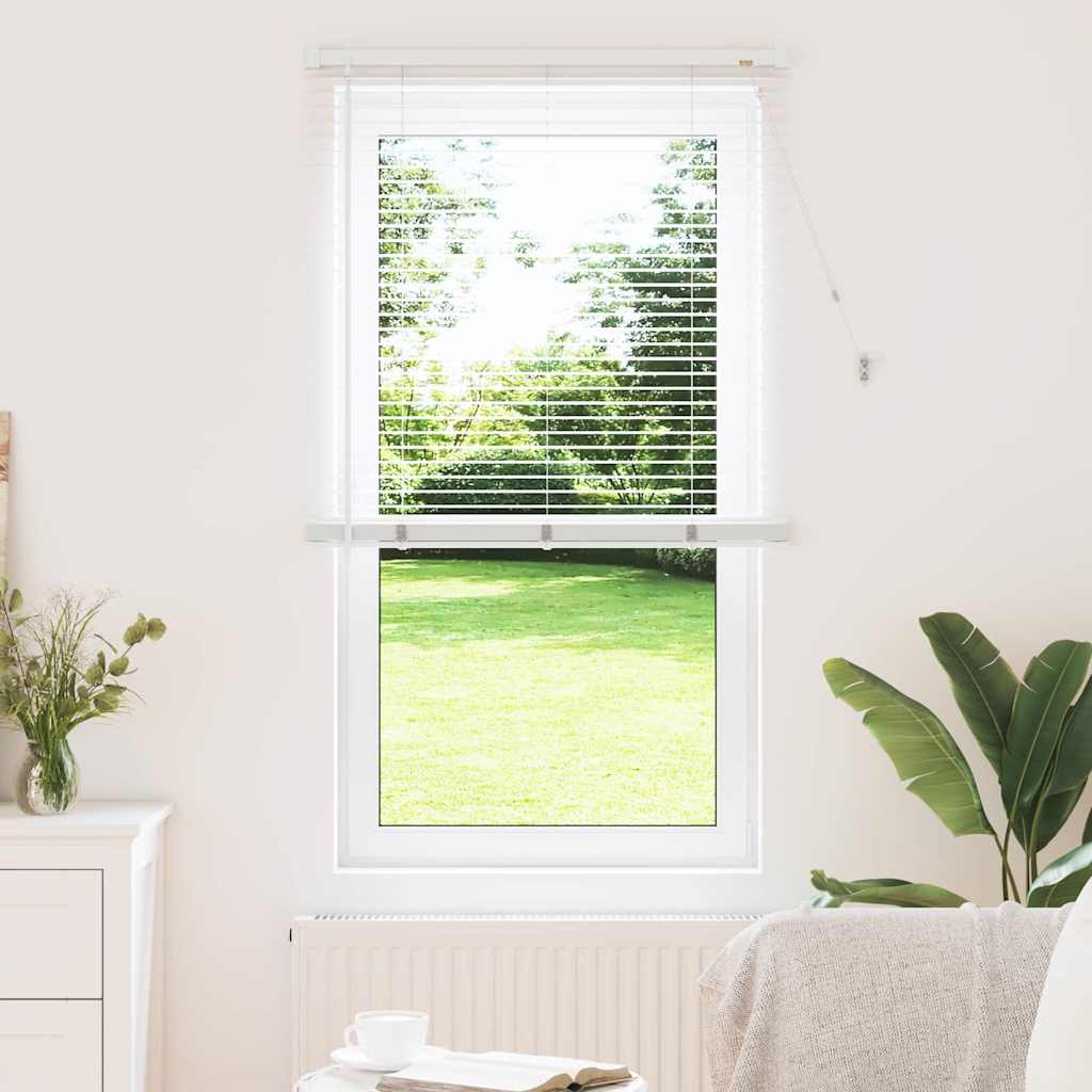 vidaXL Βενετσιάνικες Ρόδες Λευκό 175 x 75 εκ Αλουμίνιο