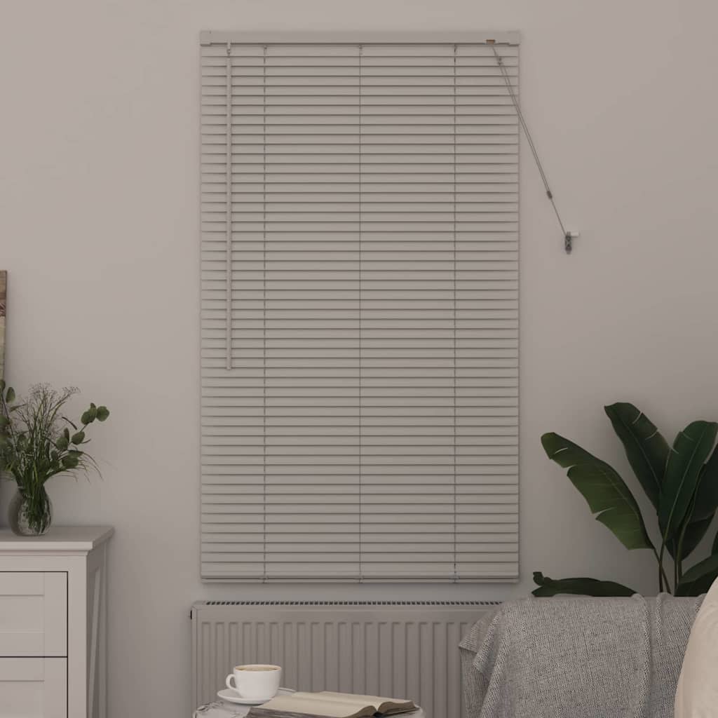 vidaXL Βενετσιάνικες Ρόδες Λευκό 175 x 75 εκ Αλουμίνιο