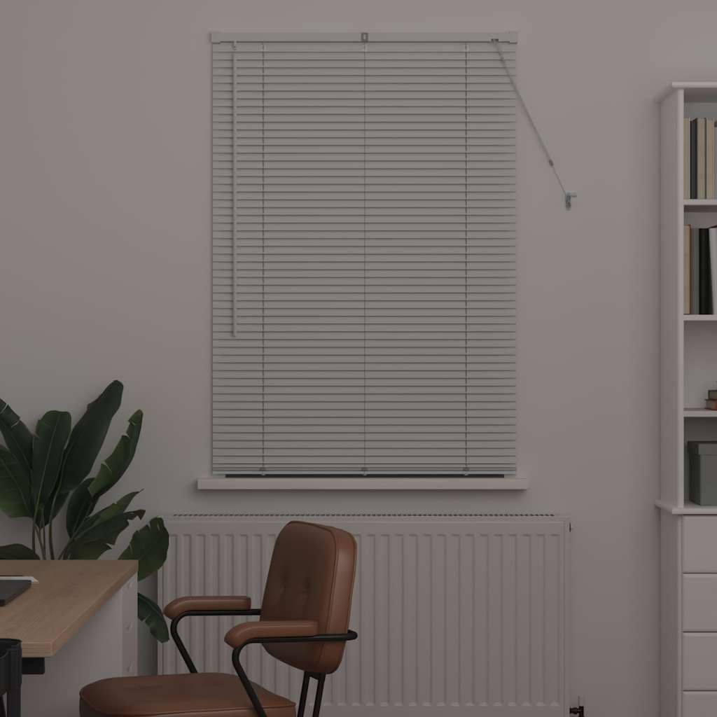 vidaXL Βενετσιάνικες Ρόδες Λευκό 175 x 85 εκ Αλουμίνιο