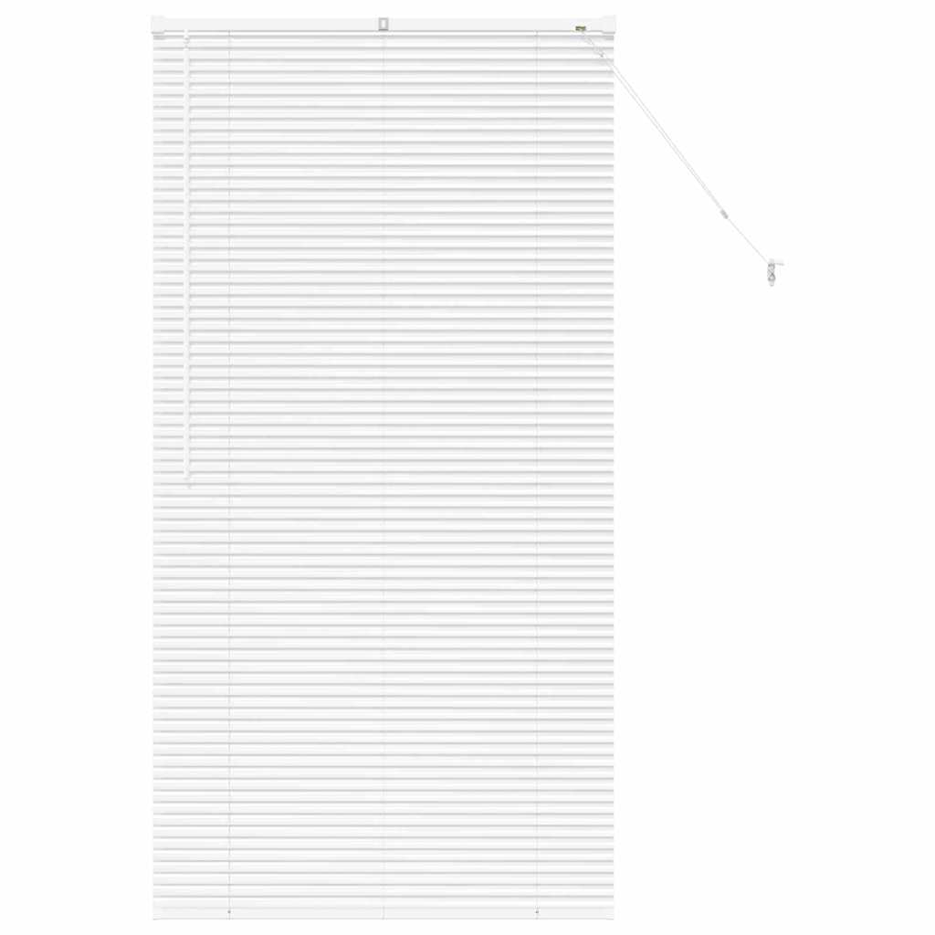 vidaXL Βενετσιάνικες Ρόδες Λευκό 175 x 85 εκ Αλουμίνιο