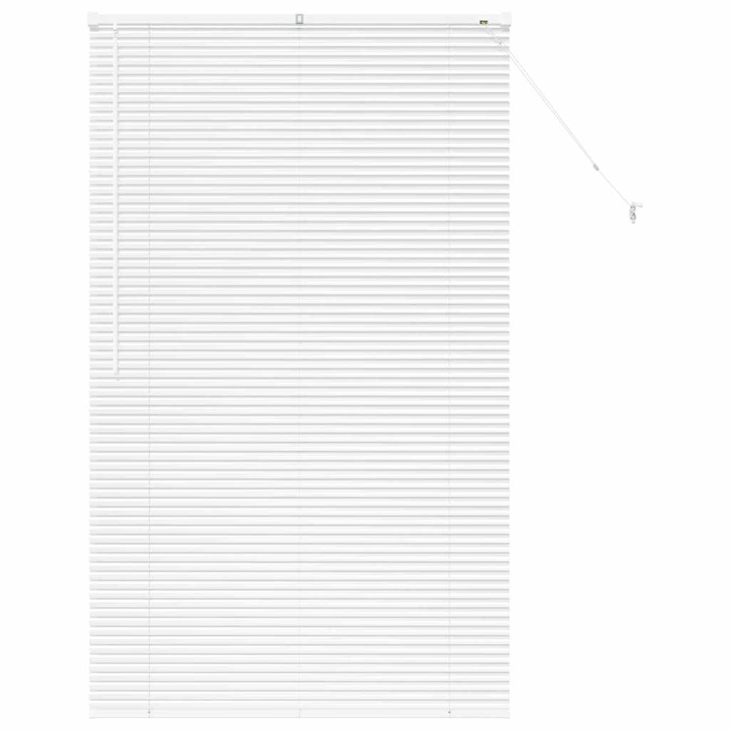 vidaXL Βενετσιάνικες Ρόδες Λευκό 175 x 100 εκ. Αλουμίνιο