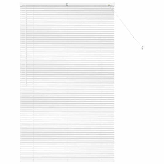 vidaXL Βενετσιάνικες Ρόδες Λευκό 175 x 105 εκ Αλουμίνιο