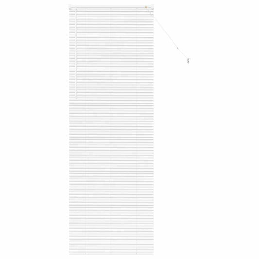 vidaXL Βενετσιάνικες Ρόδες Λευκό 220 x 75 εκ Αλουμίνιο