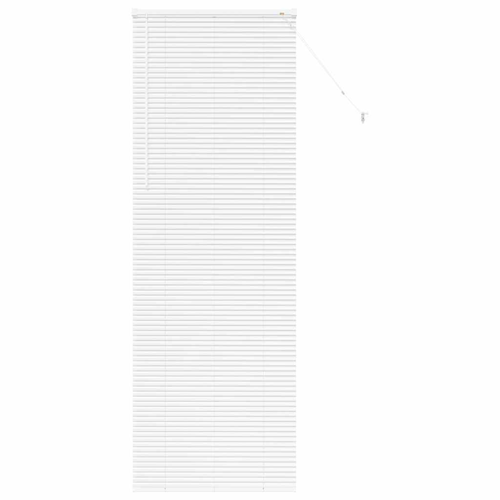 vidaXL Βενετσιάνικες Ρόδες Λευκό 220 x 80 εκ Αλουμίνιο