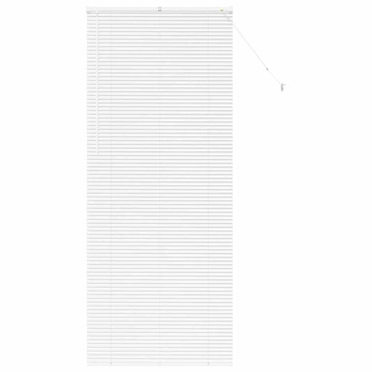 vidaXL Βενετσιάνικες Ρόδες Λευκό 220 x 90 εκ Αλουμίνιο