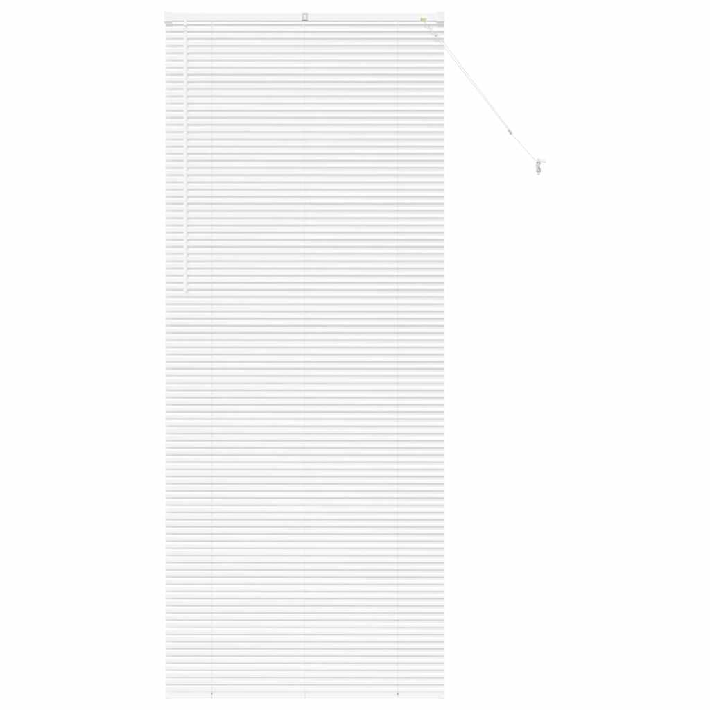 vidaXL Βενετσιάνικες Ρόδες Λευκό 220 x 95 εκ Αλουμίνιο
