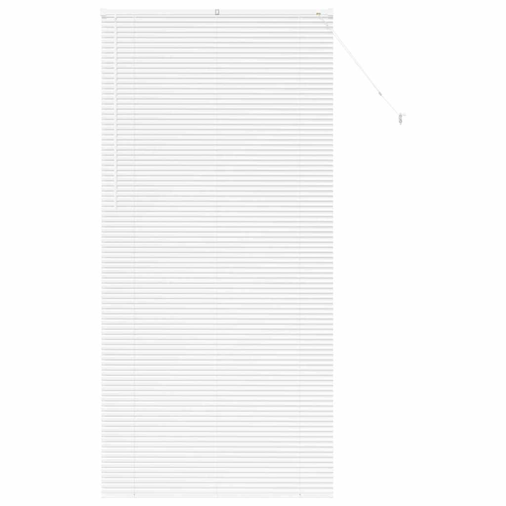 vidaXL Βενετσιάνικες Ρόδες Λευκό 220 x 105 εκ Αλουμίνιο