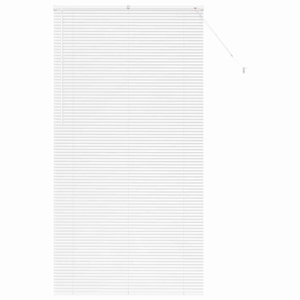 vidaXL Βενετσιάνικες Ρόδες Λευκό 220 x 115 εκ Αλουμίνιο
