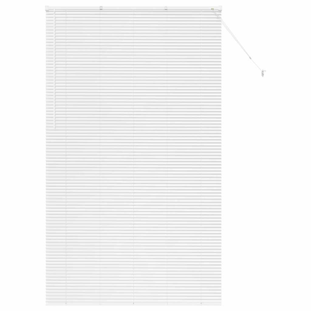 vidaXL Βενετσιάνικες Ρόδες Λευκό 220 x 130 εκ Αλουμίνιο