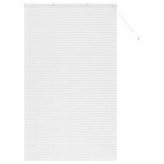 vidaXL Βενετσιάνικες Ρόδες Λευκό 220 x 135 εκ Αλουμίνιο