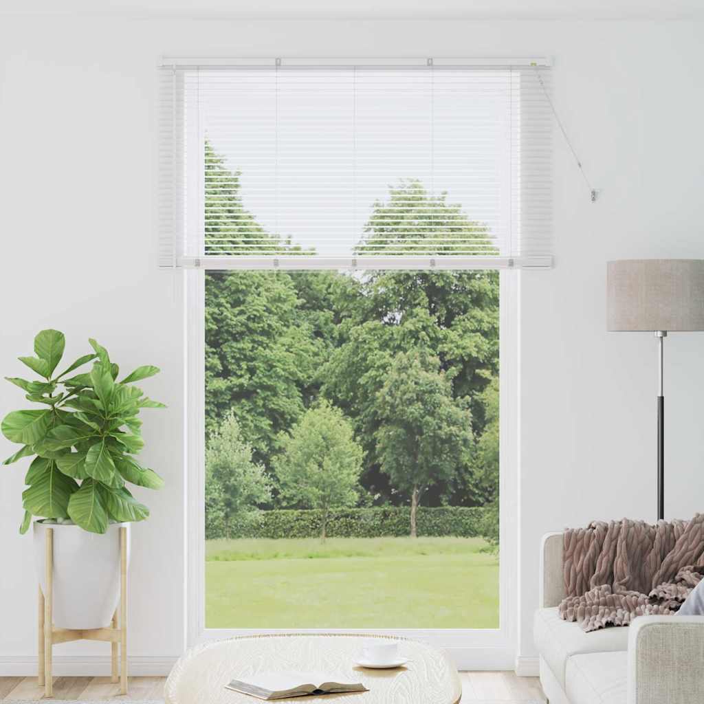 vidaXL Βενετσιάνικες Ρόδες Λευκό 220 x 140 cm Αλουμίνιο