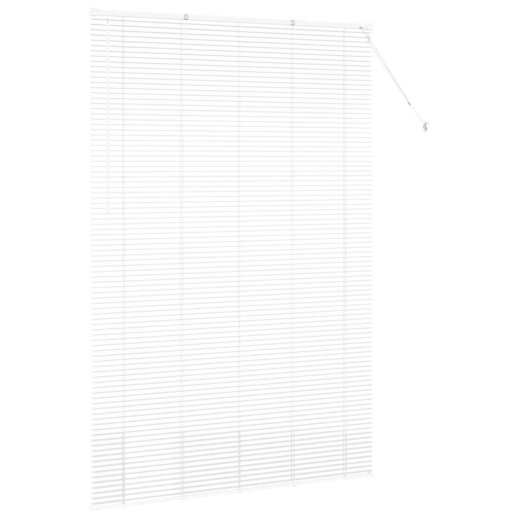 vidaXL Βενετσιάνικες Ρόδες Λευκό 220 x 140 cm Αλουμίνιο