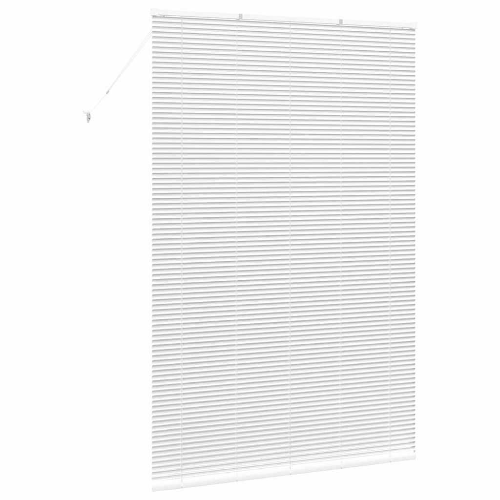 vidaXL Βενετσιάνικες Ρόδες Λευκό 220 x 140 cm Αλουμίνιο