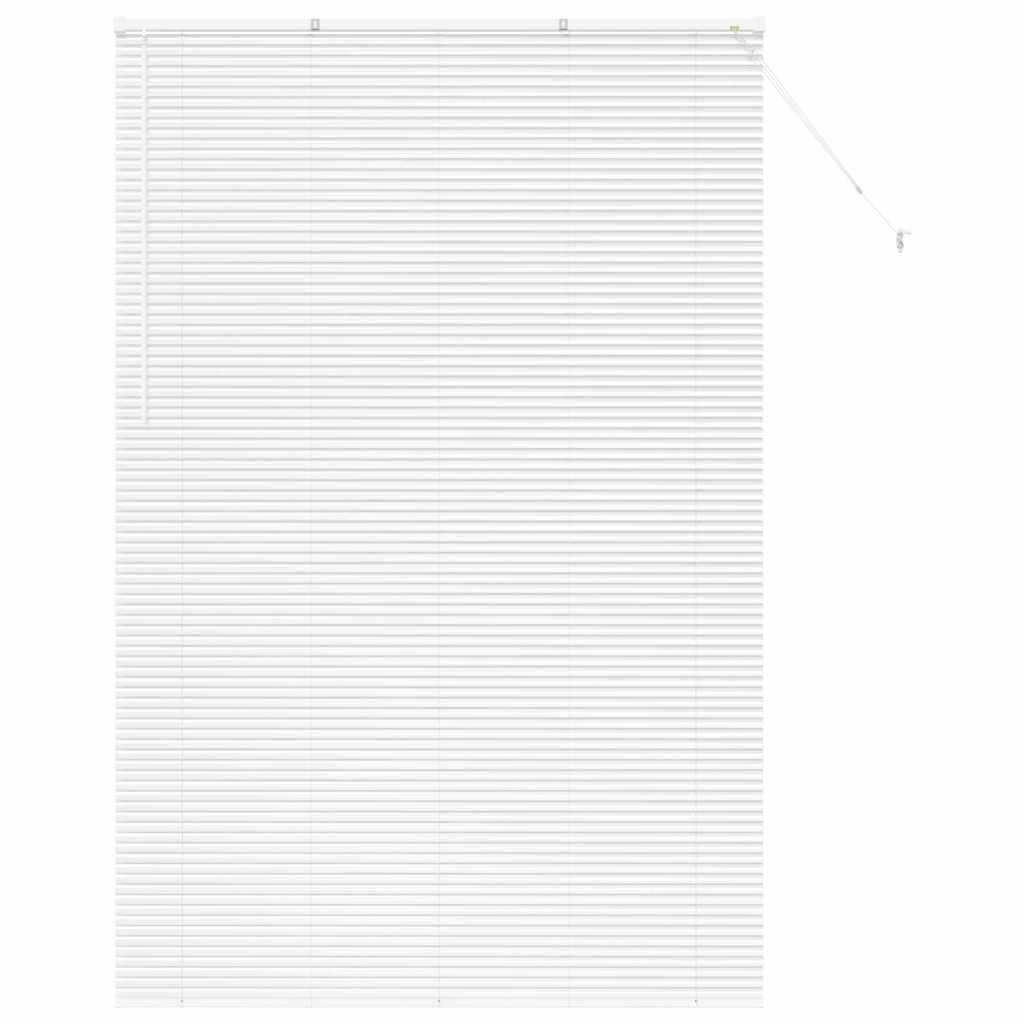 vidaXL Βενετσιάνικες Ρόδες Λευκό 220 x 140 cm Αλουμίνιο