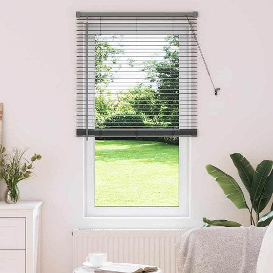 vidaXL Βενετσιάνικες Ρόδες Σκούρο Γκρι 175 x 75 εκ Αλουμίνιο