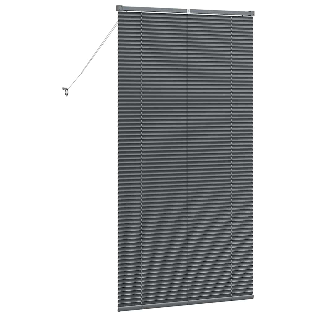 vidaXL Βενετσιάνικες Ρόδες Σκούρο Γκρι 175 x 85 εκ Αλουμίνιο