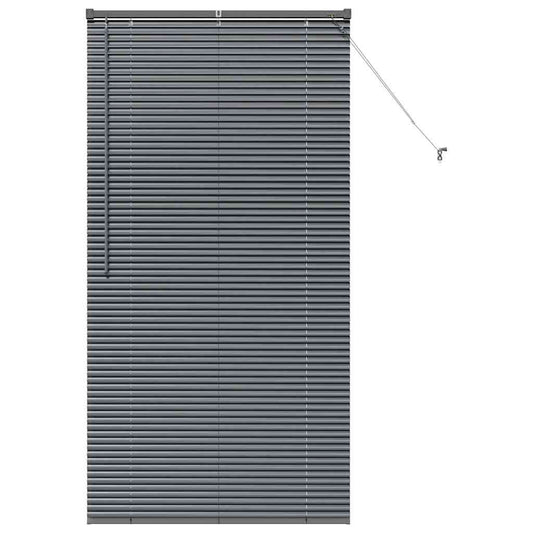 vidaXL Βενετσιάνικες Ρόδες Σκούρο Γκρι 175 x 95 εκ Αλουμίνιο