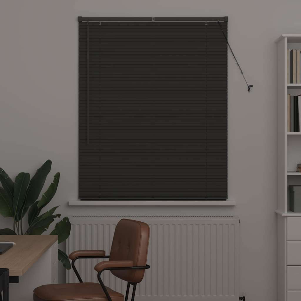 vidaXL Βενετσιάνικες Ρόδες Σκούρο Γκρι 175 x 100 εκ. Αλουμίνιο