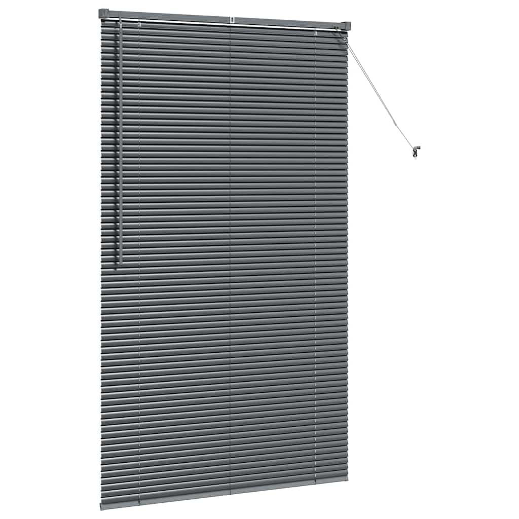 vidaXL Βενετσιάνικες Ρόδες Σκούρο Γκρι 175 x 100 εκ. Αλουμίνιο