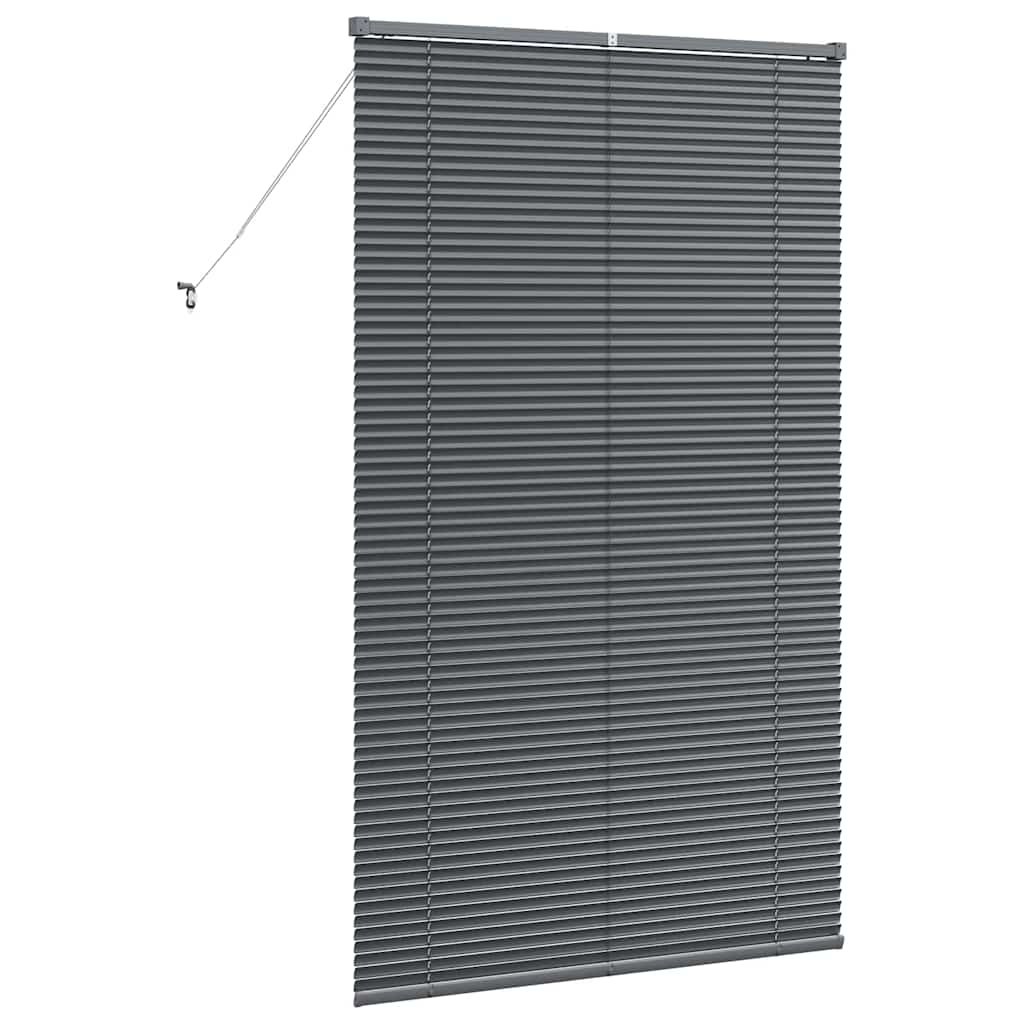 vidaXL Βενετσιάνικες Ρόδες Σκούρο Γκρι 175 x 100 εκ. Αλουμίνιο