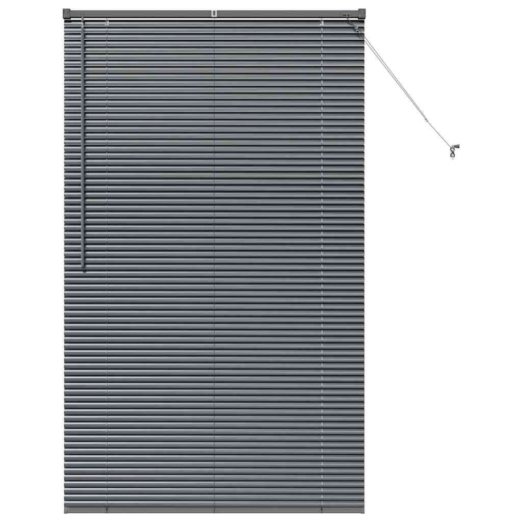 vidaXL Βενετσιάνικες Ρόδες Σκούρο Γκρι 175 x 105 εκ Αλουμίνιο