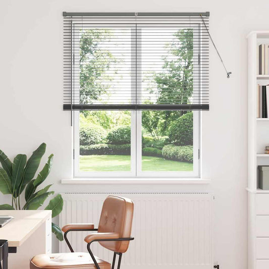 vidaXL Βενετσιάνικες Ρόδες Σκούρο Γκρι 175 x 115 εκ Αλουμίνιο