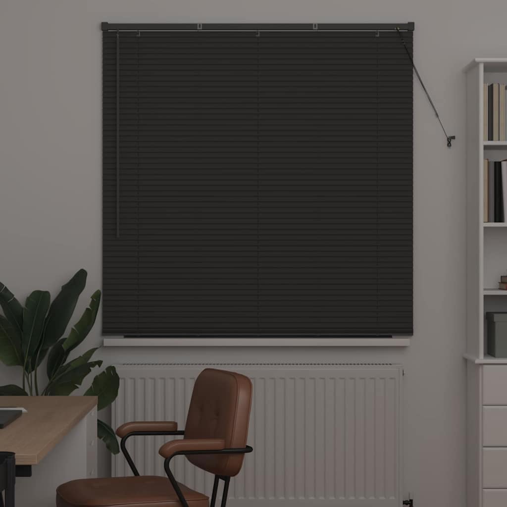 vidaXL Βενετσιάνικες Ρόδες Σκούρο Γκρι 175 x 135 εκ Αλουμίνιο