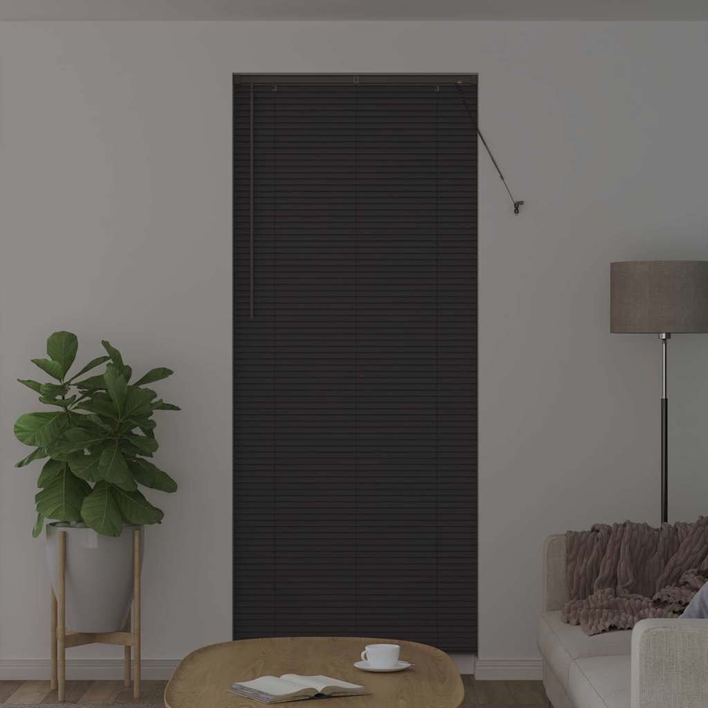 vidaXL Βενετσιάνικες Ρόδες Σκούρο Γκρι 220 x 85 εκ Αλουμίνιο