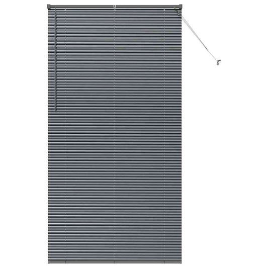 vidaXL Βενετσιάνικες Ρόδες Σκούρο Γκρι 220 x 120 εκ Αλουμίνιο