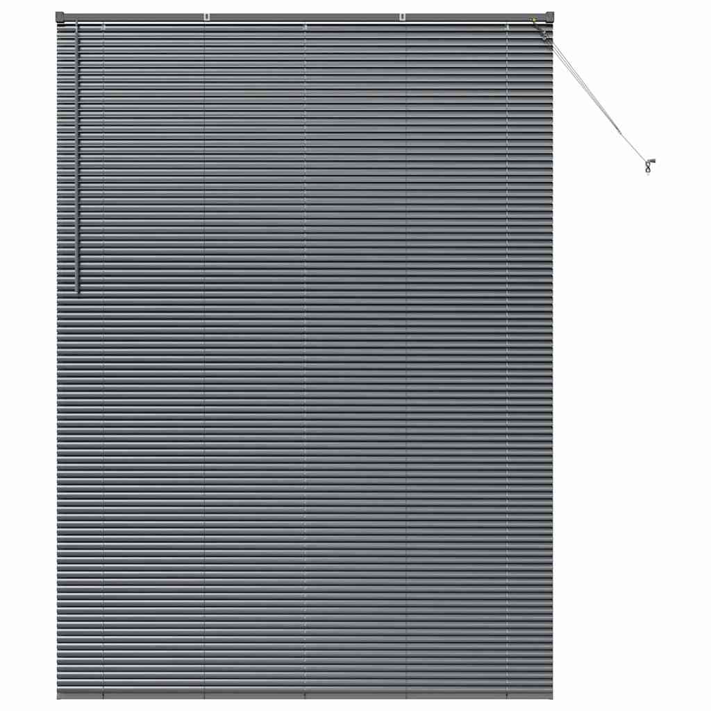 vidaXL Βενετσιάνικες Ρόδες Σκούρο Γκρι 220 x 155 εκ Αλουμίνιο