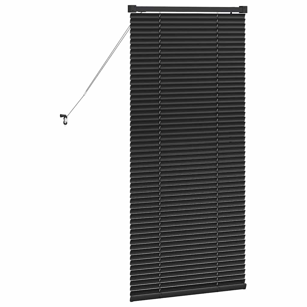 vidaXL Βενετσιάνικες Ρόδες Μαύρο 130 x 60 εκ Αλουμίνιο