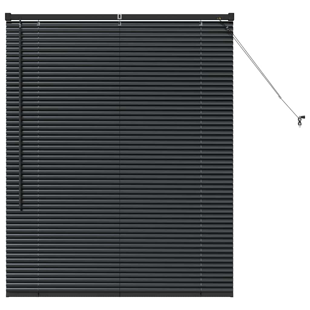 vidaXL Βενετσιάνικες Ρόδες Μαύρο 130 x 100 cm Αλουμίνιο