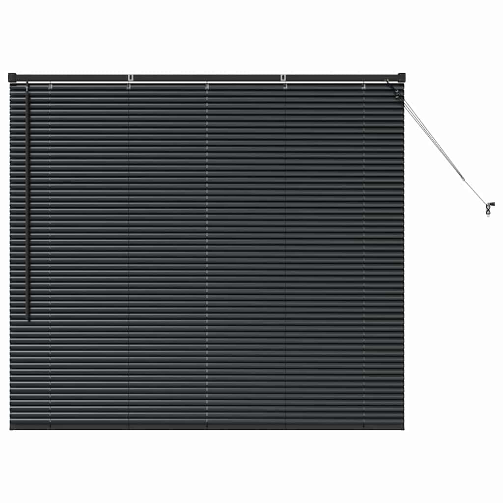 vidaXL Βενετσιάνικες Ρόδες Μαύρο 130 x 145 εκ Αλουμίνιο